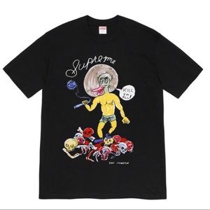 Supreme X Daniel Johnston Kill Em All t shirt